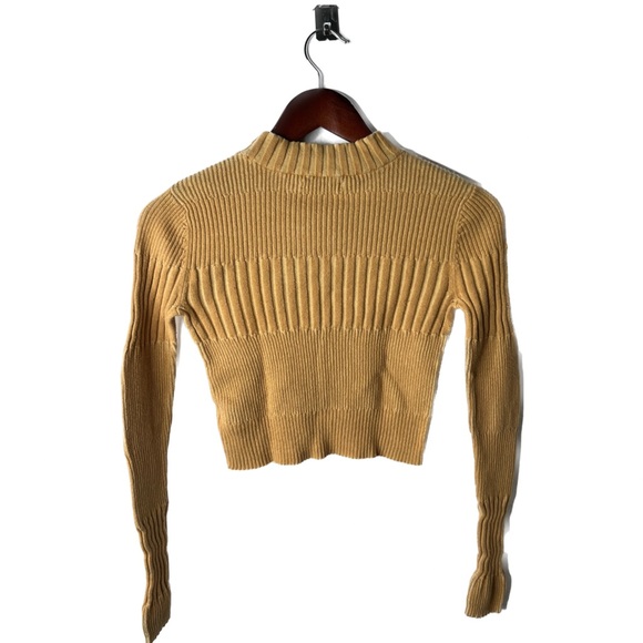 AMERICAN EAGLE YELLOW SWEATER C14 - Picture 2 of 4